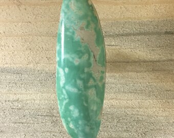 Natural Royston turquoise cabochon
