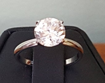 Sterling Silver Ring Cubic Zirconium