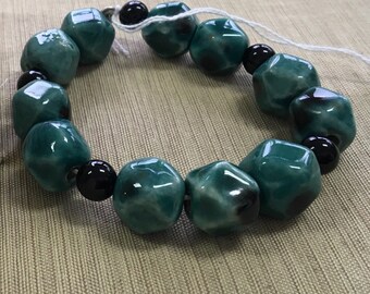 Chunky Wilma Flintstone Bangle Bracelet.