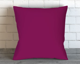 Dark Purple Pillow, Plum Throw Pillow Cover, Purple Decorative Pillow Cover, Cushion, Pillow Case, Accent Pillow, Home Decor, Bedding