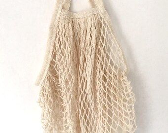 Market Bag . Reusable . Eco-friendly . Net Bag . Grocery Tote . Beach Bag