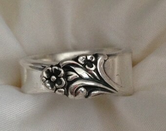 Spoon Ring Firelight 1959 Choose Your Size 6 to 12 Vintage Silverplate Silverware Jewelry