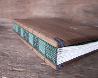 Wood Wedding Guestbook Cabin Guest Book - Anniversary Gift Rustic fall wedding personalized memorial book vacation home - Made to Order