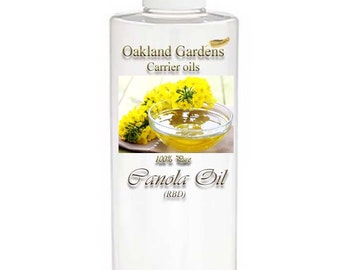 Canola RBD - CARRIER OIL - 100% Pure For Diluting Essential Oil - great moisturizer, and is easily absorbed into the skin