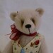 Forget-me-not miniature teddy bear e-pattern
