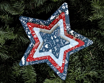 Christmas stars in cardboard