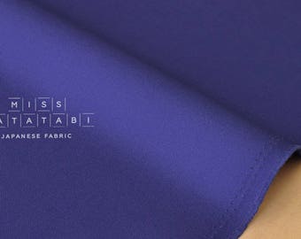 Japanese Fabric Kokochi Solid Canvas - cobalt blue - 50cm