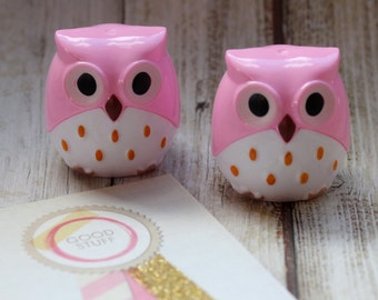 Owl Pencil Sharpener - Pink