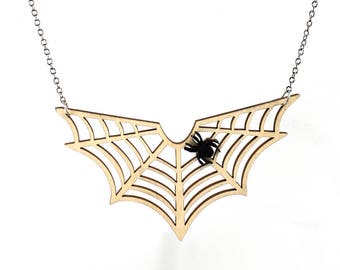 Spider Web Necklace #6150