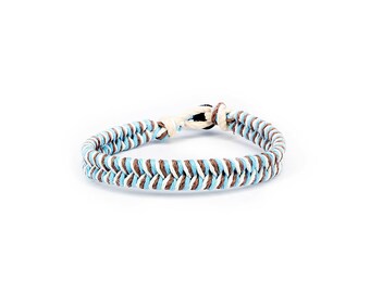 Surfer Bracelet, Thick Bracelet, Hemp Bracelet, Mens Bracelet