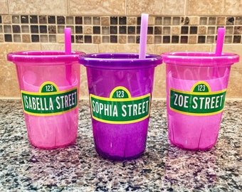 Abby Cadabby Party Favors Personalized Cups - Set of 3