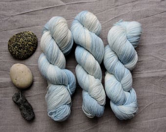 Sky 4ply- Hand Dyed Yarn - sock merino wool