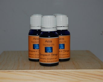 Scrapes n' Stings essential oil 10 ml bottle w/ euro dropper