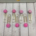 One Pink round iced clip (double-sided)