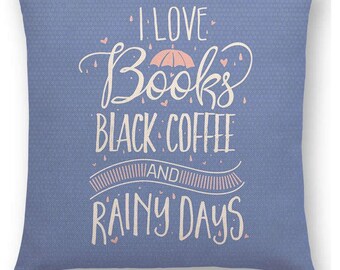 LUXURIOUS BOOKS Woven Cushion/Pillow Cover 18 x 18