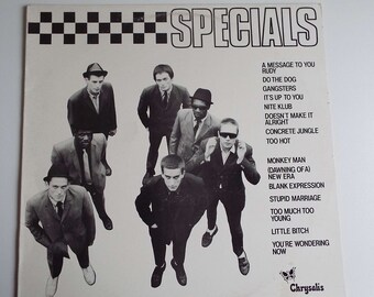 Rare Vintage 1979 The Specials LP Vinyl Record SKA Reggae Mods Australian Pressing