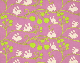 CLEARANCE - Free Spirit - David Walker Fabric - Garden - Vines -Lilac