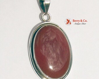 SaLe! sALe! Oval Pendant Agate Sterling Silver