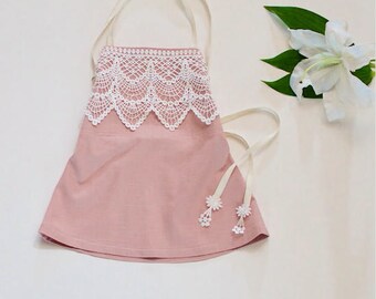 Lace up back halter dress - Toddler