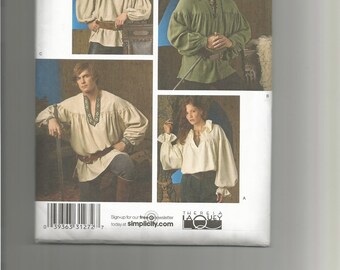 Simplicity Pattern #3159 - Renaissance shirts