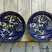 Vintage Blue Willow Bowls - Soup Bowls - Salad Bowls - Blue White Transferware - Serving Bowls - Side Dish - Japanese Chinese Asian Decor