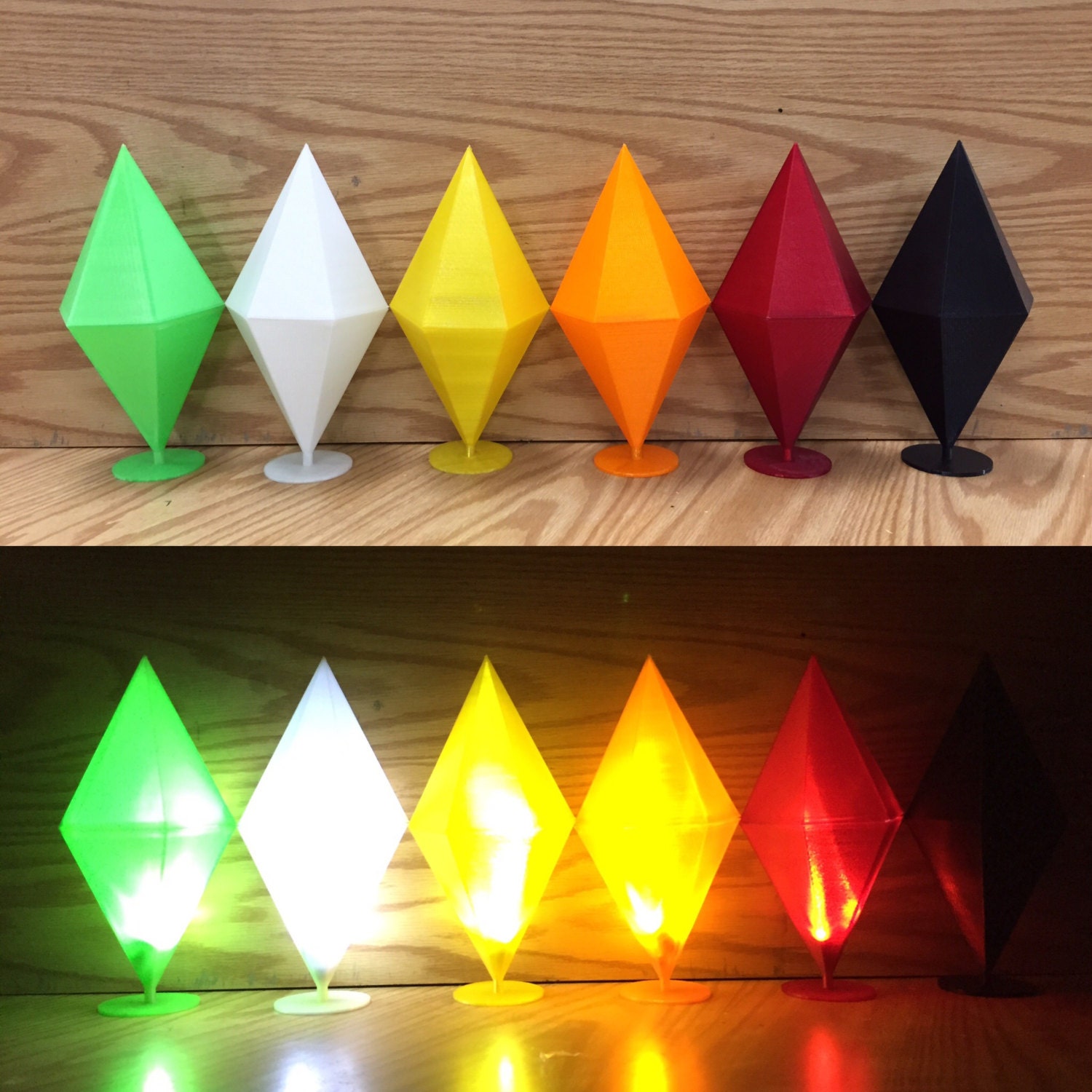 Sims Leben Größe LED Plumbob Diamant 3.0 Cosplay