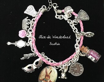 Alice in Wonderland Charm Bracelet