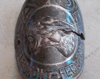 Old bicycle Favor Clermont-Ferrand, France bicycle bike Head Badge #5 Headbadges plate