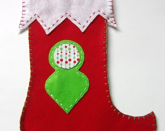 Modern Christmas Stocking