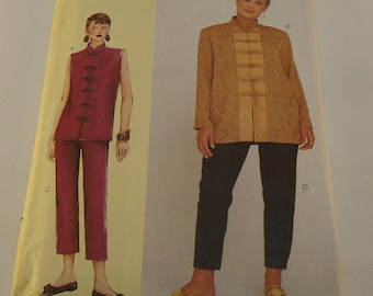 Vogue Pattern 7263 Misses' Top and Pants Size: G-H-I-J Today's Fit by Sandra Betzina Bust Size 46-49-52-55