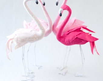 Stuffed Flamingo sewing pattern
