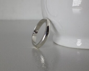 Simple Sterling Silver Ring Band