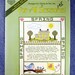 Vintage 4 seasons cross stitch sampler pattern, Designs by Gloria and Pat leaftlet