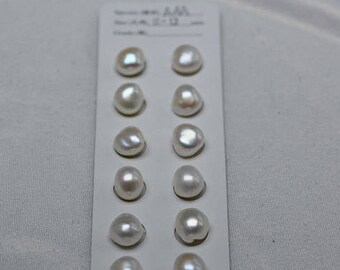 11-13mm stone shape aroque pearls for eaaring making