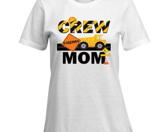 construction birthday family shirts