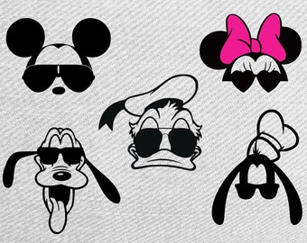 Disney sunglasses svg, minnie mouse sunglasses svg, mickey mouse sunglasses svg, pluto sunglasses svg, goofy sunglasses svg, png, pluto svg
