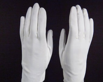 allsz-Vintage Pure White dress/prom/church gloves-8 inches long(68g)