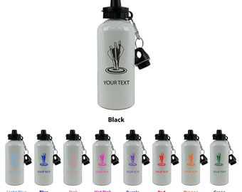 Personalized Custom 20 Oz 600ML Archery White Sport Aluminum Water Bottle with Lid Holiday Gift