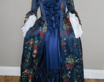 Eighteenth Century Brocade Gown