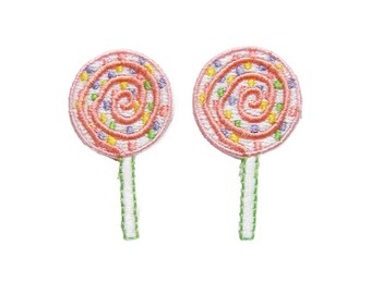Lollipop Patches Mini Patches Applique Embroidered Iron on Patch