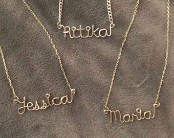 Personalized Name PLUS SIZE necklace
