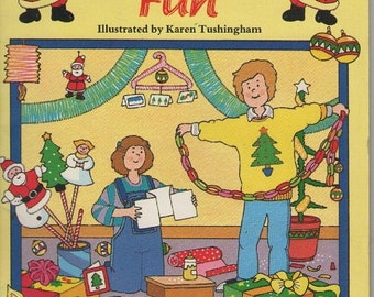 ON SALE Christmas Fun - Vintage 1980s Craft Book