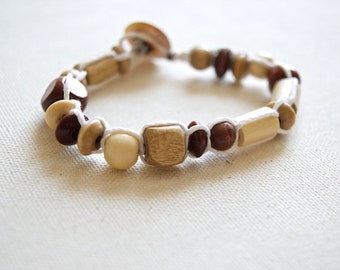White Bamboo Bracelet