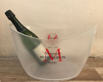 Vintage French Champagne French Ice Bucket Cooler Basin MONTAUDON BIG 10021826