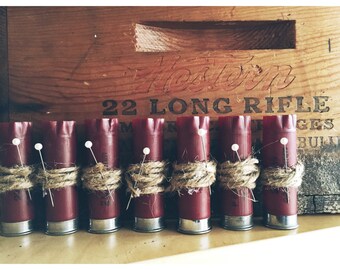 Shotgun Shell Boutonniere // Country Wedding // Rustic Wedding