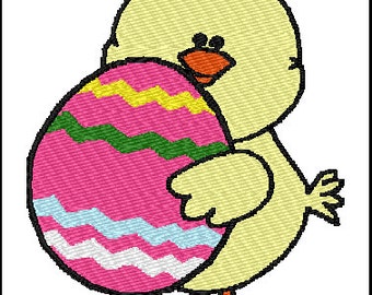 Chick Egg Embroidery Design