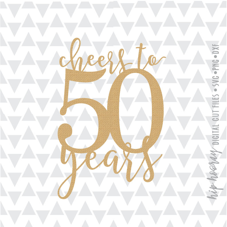 Download Cheers to 50 Fifty and Fabulous Fiftieth 50th Birthday Cake