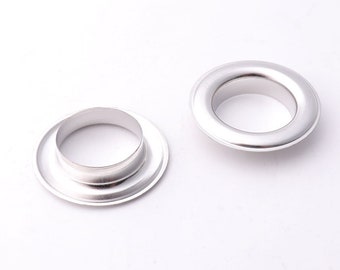 10set 35mm Silver Eyelet Metal eyelets grommet large eyelets Eyelet Grommets with washers