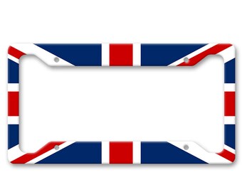 England - UK Flag - United Kingdom - Auto Vanity License Plate Frame - LP1469
