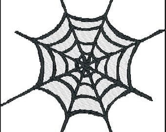 Basic Spider Web Embroidery Design in 1x1 2x2 3x3 4x4 and 5x7